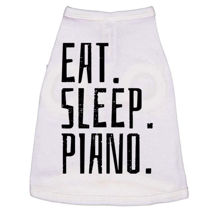 Piano Music Instrument Pianist Vintage Gift Doggie Tank