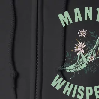 Praying Mantis Insect Lover Full Zip Hoodie