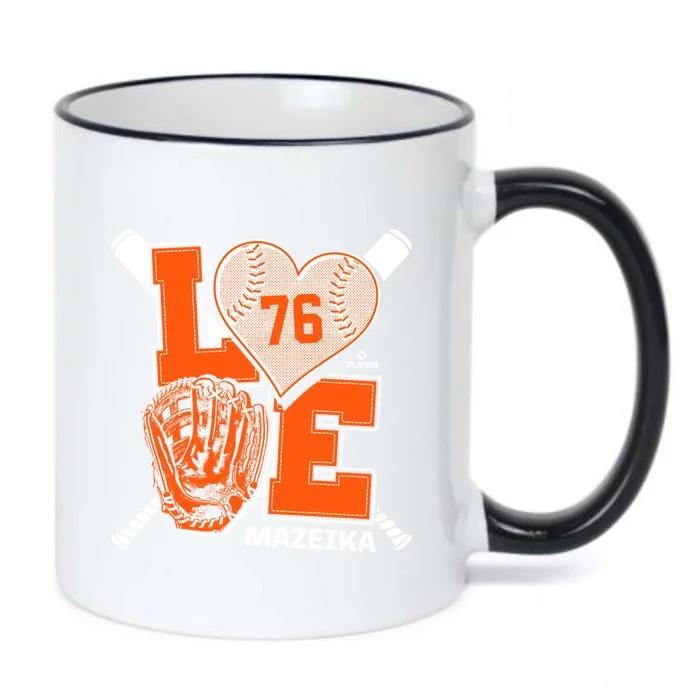 Patrick Mazeika Is Love New York Baseball Fan Valentines Day Great Gift Black Color Changing Mug