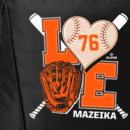 Patrick Mazeika Is Love New York Baseball Fan Valentines Day Great Gift City Backpack