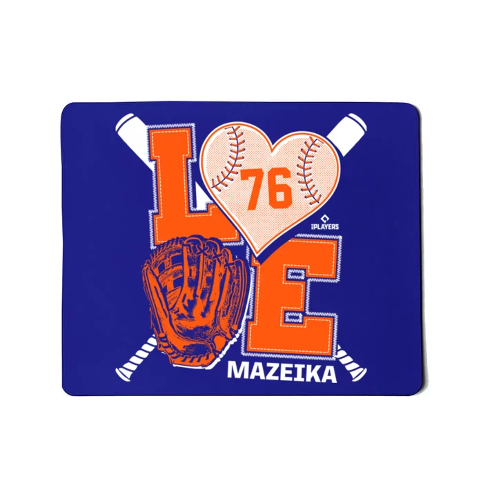 Patrick Mazeika Is Love New York Baseball Fan Valentines Day Great Gift Mousepad