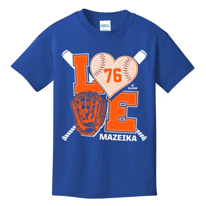 Patrick Mazeika Is Love New York Baseball Fan Valentines Day Great Gift Kids T-Shirt