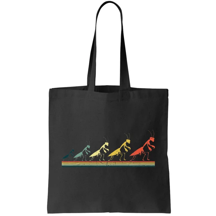 Praying Mantis Insects Bug Love Praying Mantis Retro Tote Bag