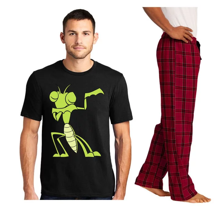 Praying Mantis Insect Grasshopper Dabbing Praying Mantis Pajama Set