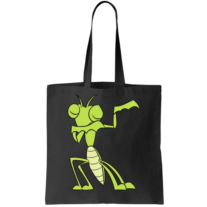 Praying Mantis Insect Grasshopper Dabbing Praying Mantis Tote Bag