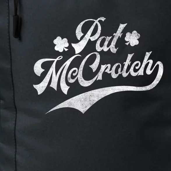 Pat McCrotch Irish Clover Shamrock Funny St Patricks Day Daily Commute Backpack