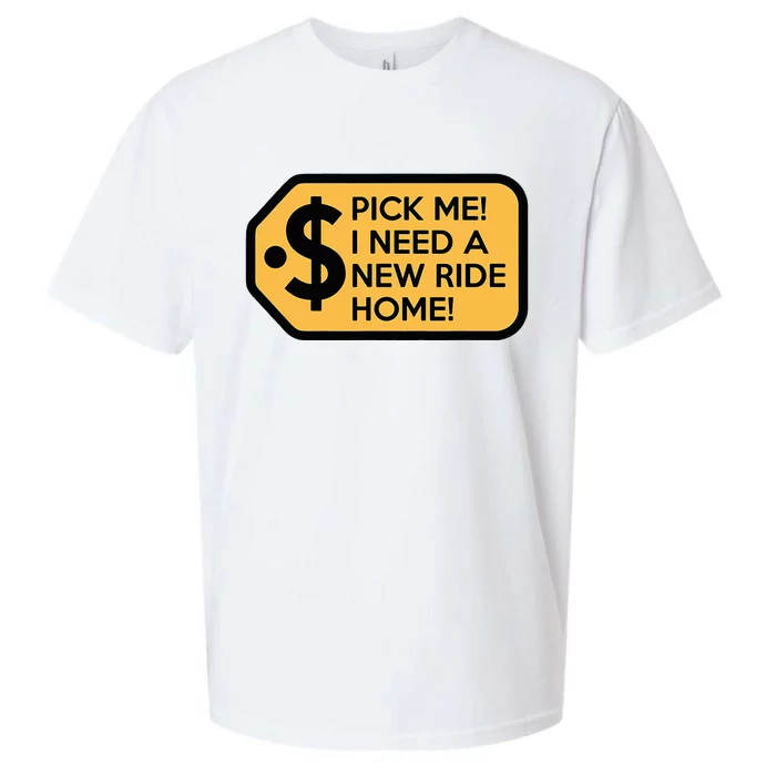 Pick Me I Need A New Ride Home Game Show Sueded Cloud Jersey T-Shirt