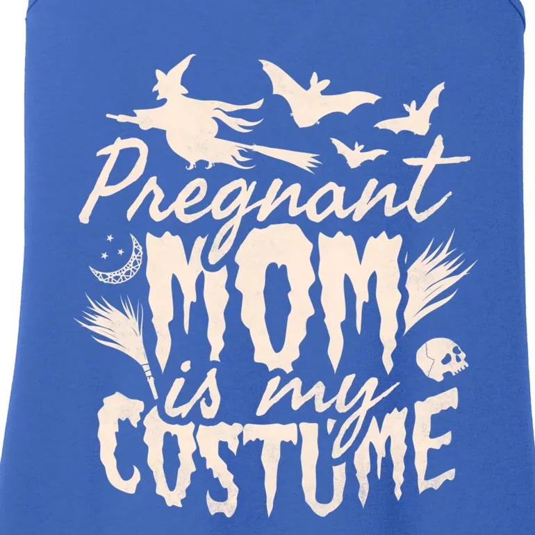 Pregnant Mom Is My Costume Halloween Mother To Be Gift Ladies Essential Tank