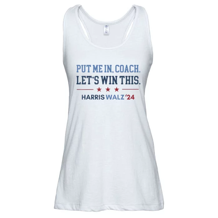 Put Me In Coach Let’S Win This Kamala Harris Walz Waltz 2024 Ladies Essential Flowy Tank