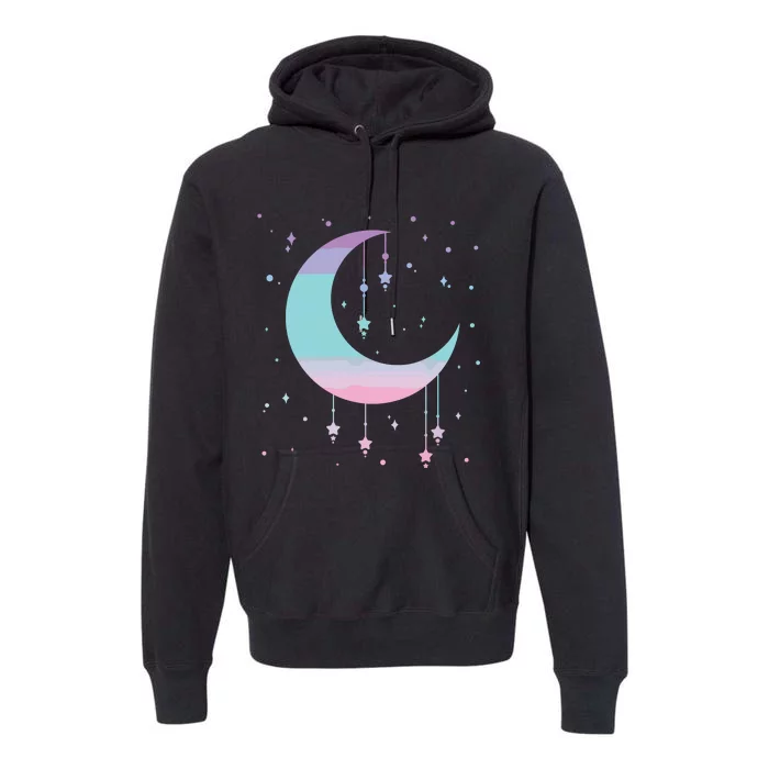 Pastel Moon Kawaii Pastel Goth Premium Hoodie