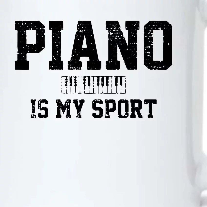 Piano Music Keyboard Musical Instrument Black Color Changing Mug