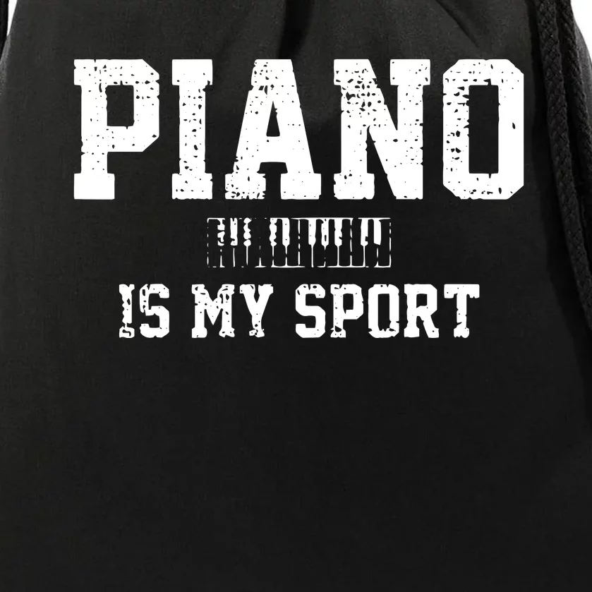 Piano Music Keyboard Musical Instrument Drawstring Bag