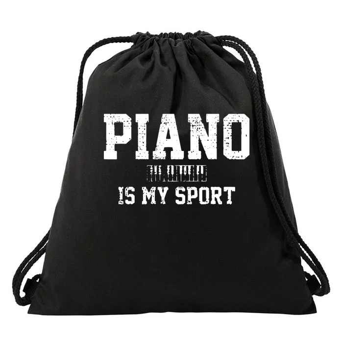 Piano Music Keyboard Musical Instrument Drawstring Bag