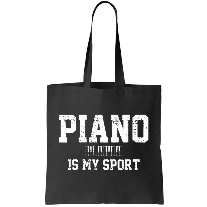 Piano Music Keyboard Musical Instrument Tote Bag