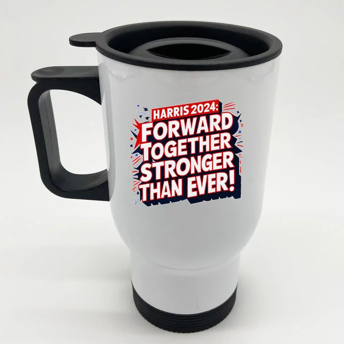 President Madam Kamala Vote For Democratic Candidate 2024 Front & Back Stainless Steel Travel Mug