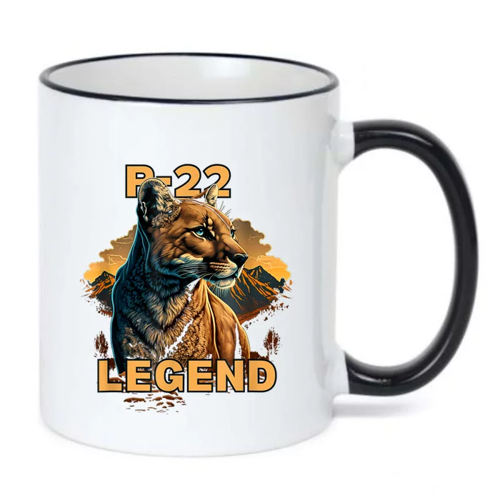 P22 Mountain Lion Silver Lake P22 Black Color Changing Mug