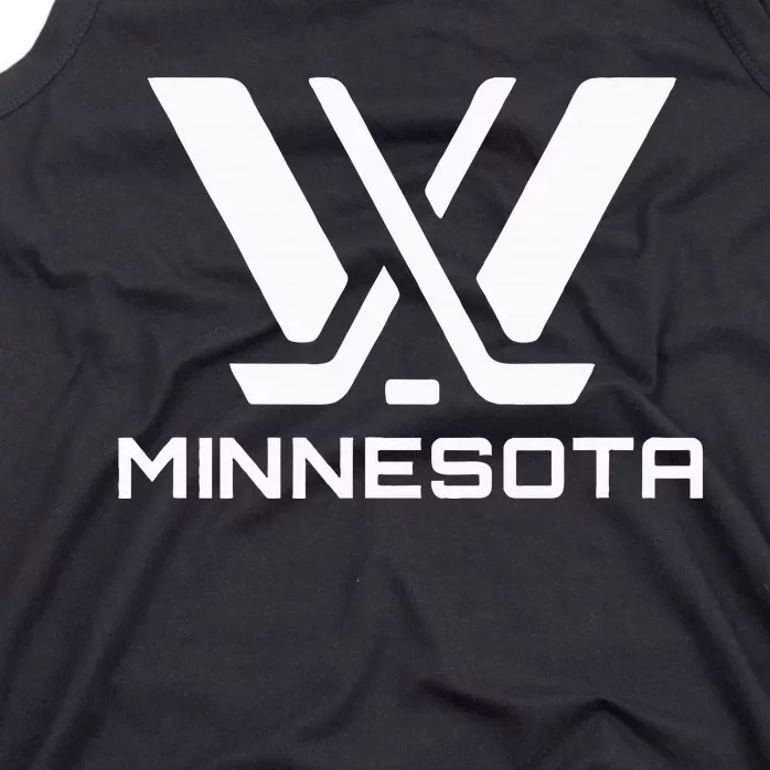 Pwhl Minnesota Logo Tank Top