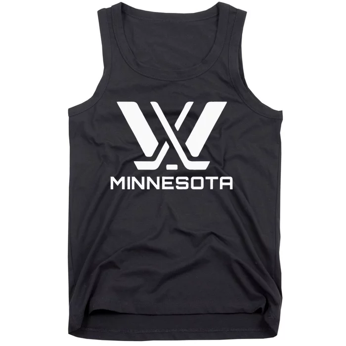 Pwhl Minnesota Logo Tank Top