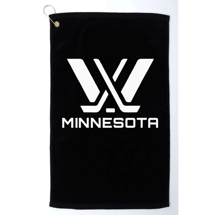 Pwhl Minnesota Logo Platinum Collection Golf Towel