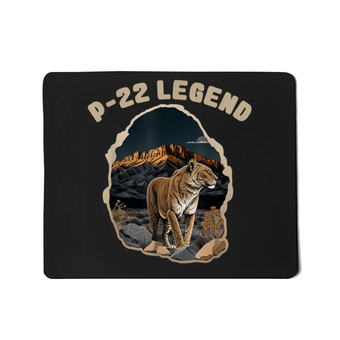 P22 Mountain Lion Silver Lake P22 Mousepad