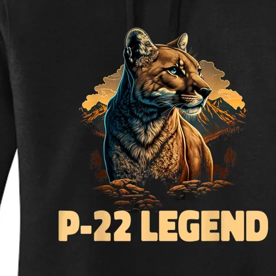 P22 Mountain Lion Silver Lake P22 Women's Pullover Hoodie