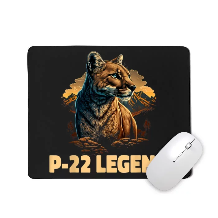 P22 Mountain Lion Silver Lake P22 Mousepad