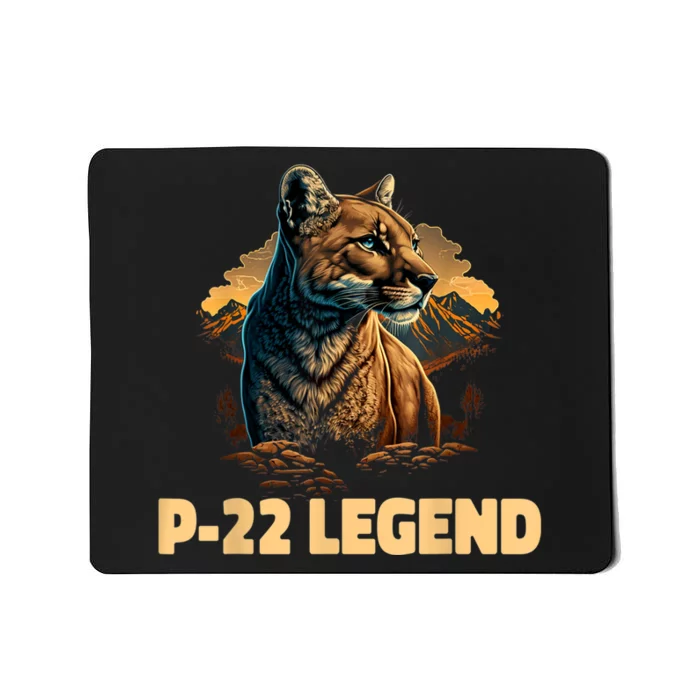 P22 Mountain Lion Silver Lake P22 Mousepad