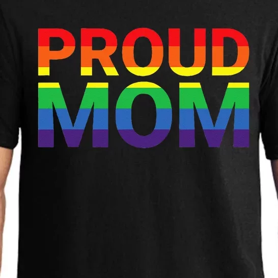 Proud Mom LGBTQ+ Lesbian Gay Support Ally Pajama Set