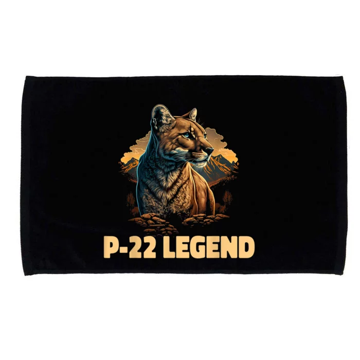 P22 Mountain Lion Silver Lake P22 Microfiber Hand Towel