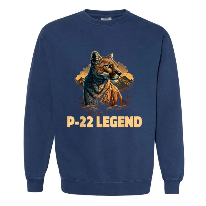 P22 Mountain Lion Silver Lake P22 Garment-Dyed Sweatshirt