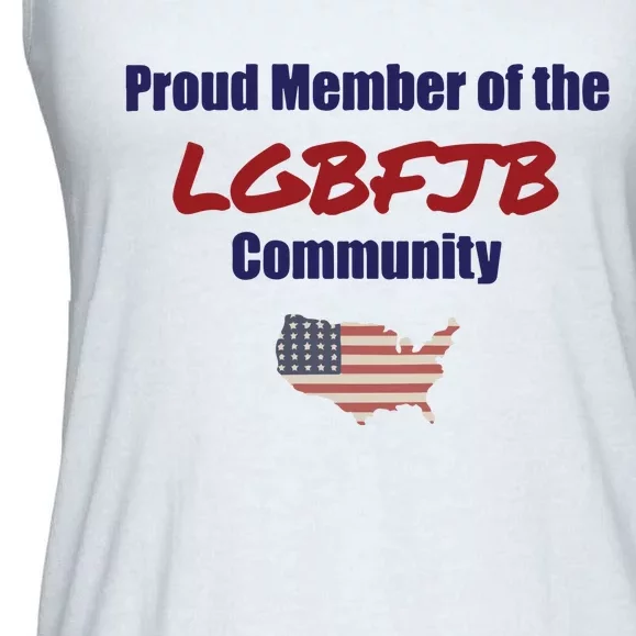 PROUD MEMBER LGBFJB Community Fulton County Indictment Ladies Essential Flowy Tank