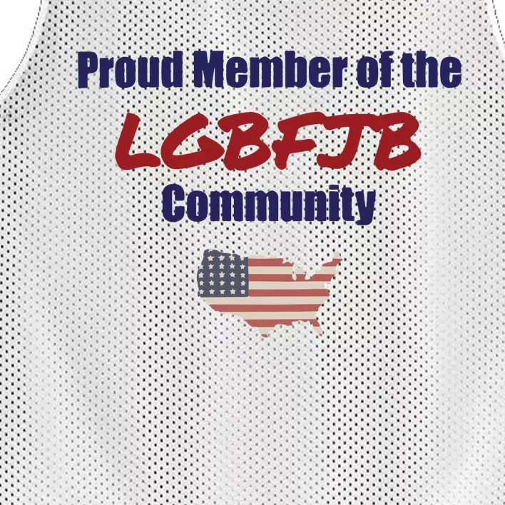 PROUD MEMBER LGBFJB Community Fulton County Indictment Mesh Reversible Basketball Jersey Tank