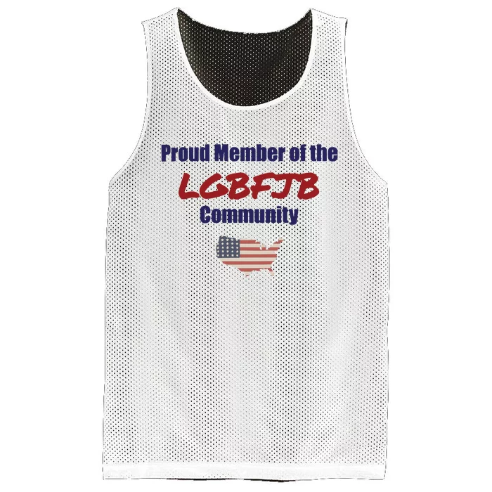 PROUD MEMBER LGBFJB Community Fulton County Indictment Mesh Reversible Basketball Jersey Tank