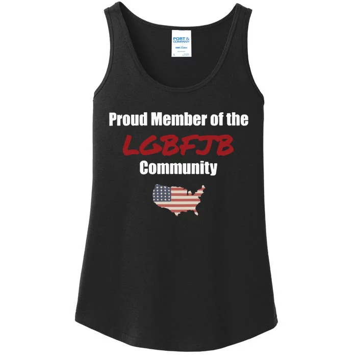 PROUD MEMBER LGBFJB Community Fulton County Indictment Ladies Essential Tank