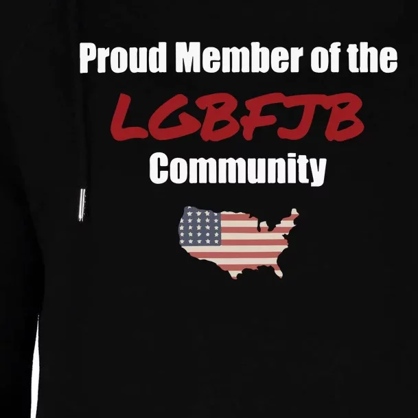 PROUD MEMBER LGBFJB Community Fulton County Indictment Womens Funnel Neck Pullover Hood