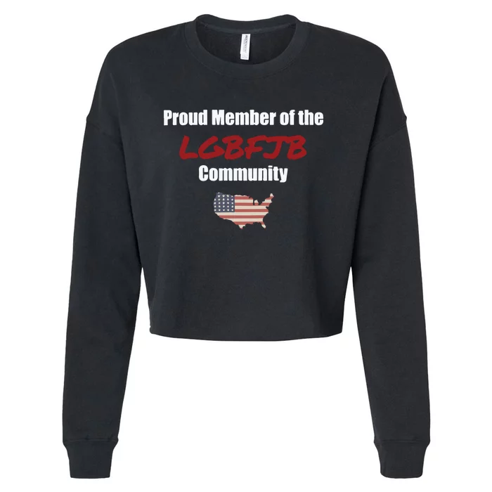 PROUD MEMBER LGBFJB Community Fulton County Indictment Cropped Pullover Crew