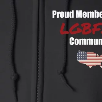 PROUD MEMBER LGBFJB Community Fulton County Indictment Full Zip Hoodie