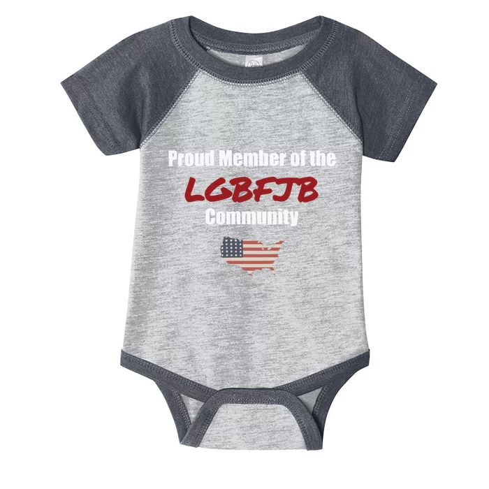 PROUD MEMBER LGBFJB Community Fulton County Indictment Infant Baby Jersey Bodysuit