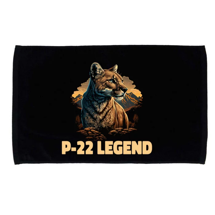 P22 Mountain Lion Silver Lake P22 Microfiber Hand Towel