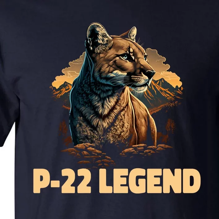 P22 Mountain Lion Silver Lake P22 Tall T-Shirt