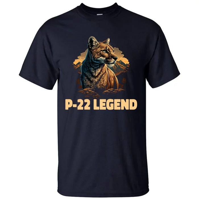 P22 Mountain Lion Silver Lake P22 Tall T-Shirt