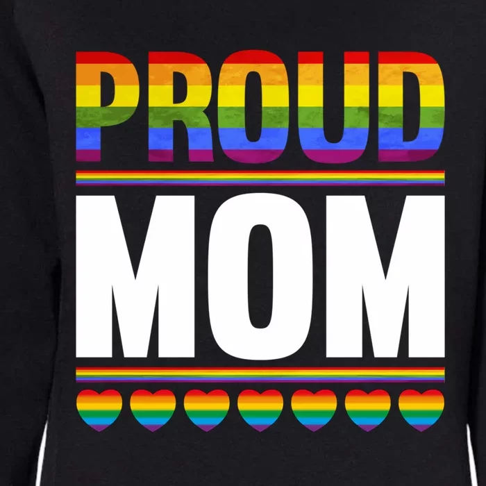 Proud Mom Lesbian Lgbt Pride Month Queer Gift Lgbt Gift Womens California Wash Sweatshirt