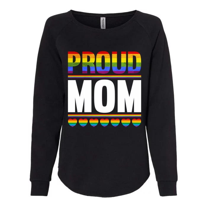 Proud Mom Lesbian Lgbt Pride Month Queer Gift Lgbt Gift Womens California Wash Sweatshirt