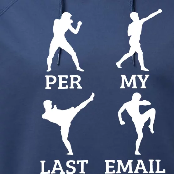 Per My Last Email Performance Fleece Hoodie