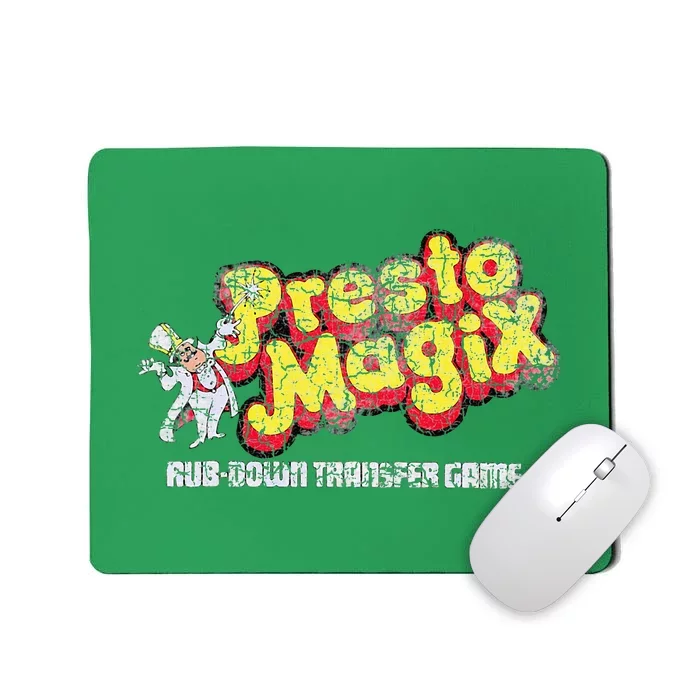 Presto Magixs Logo Rubdown Transfer Game Mousepad