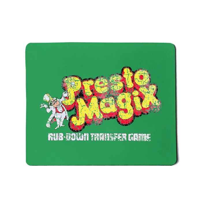 Presto Magixs Logo Rubdown Transfer Game Mousepad