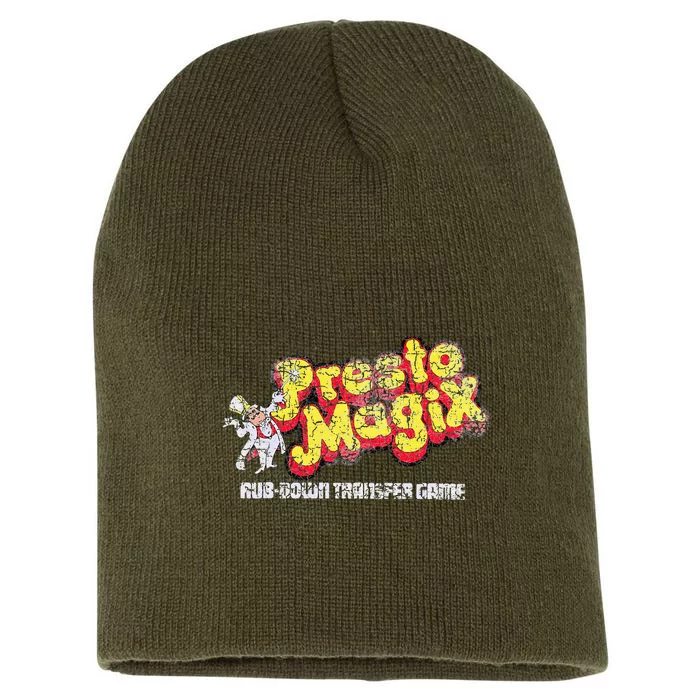 Presto Magixs Logo Rubdown Transfer Game Short Acrylic Beanie