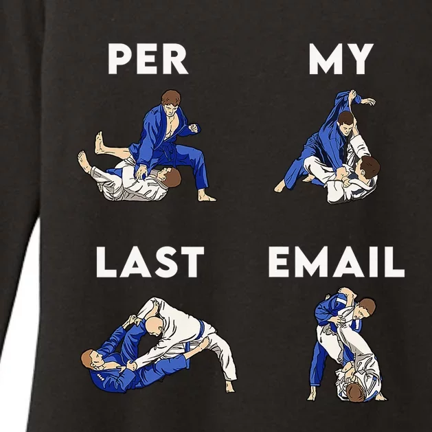 Per My Last Email Office Humor Meme Fight Punch Boxing Womens CVC Long Sleeve Shirt