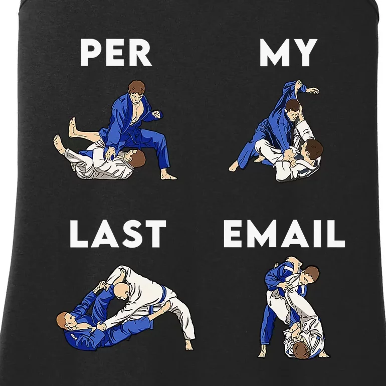 Per My Last Email Office Humor Meme Fight Punch Boxing Ladies Essential Tank