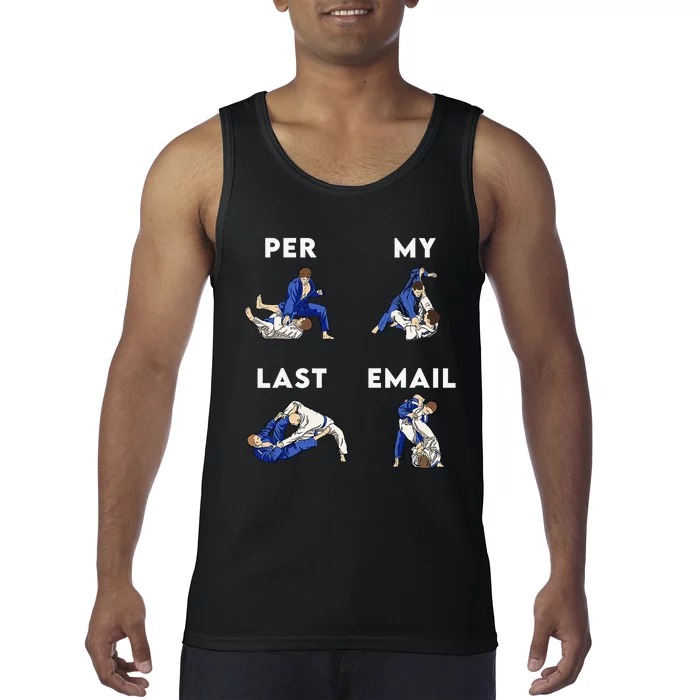 Per My Last Email Office Humor Meme Fight Punch Boxing Tank Top